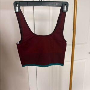 Outdoor Voices Maroon Activewear Top